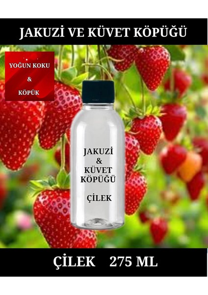 Çilek Kokulu Aromaterapi Jakuzi & Küvet Köpüğü Banyo Duş Köpüğü 275 Ml.