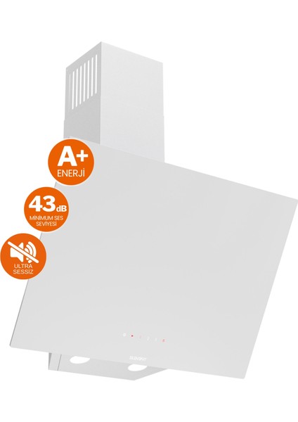 Fryart&buharlı Alverra Sessiz Davlumbaz Elektrikli Beyaz Ank. Set (D078-SA + MS263 + XE64CB) fiyatları