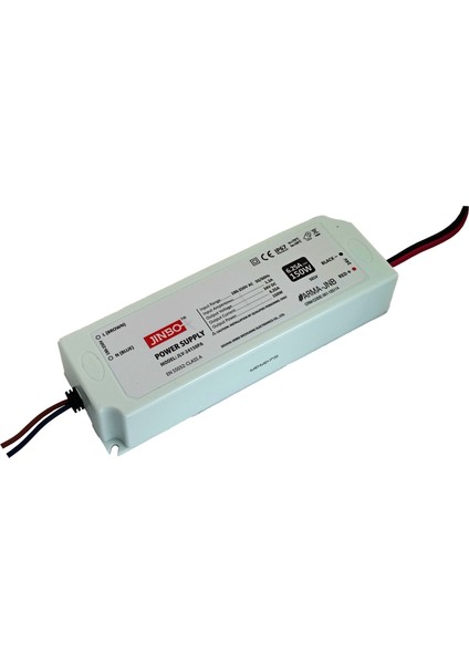 150W 24V 6.25A IP67 Dış Mekan Şerit LED Trafo - 3 Yıl Garantili (JLV-24150PA)
