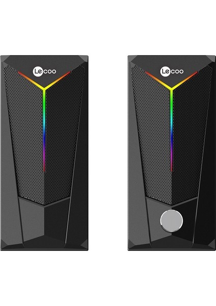 Lenovo Lecoo DS104 Kablolu USB + 3.5mm Jack 6W 80DB Rgb Işıklı 1+1 Gaming Speaker - Hoparlör