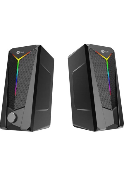 Lenovo Lecoo DS104 Kablolu USB + 3.5mm Jack 6W 80DB Rgb Işıklı 1+1 Gaming Speaker - Hoparlör fiyatları