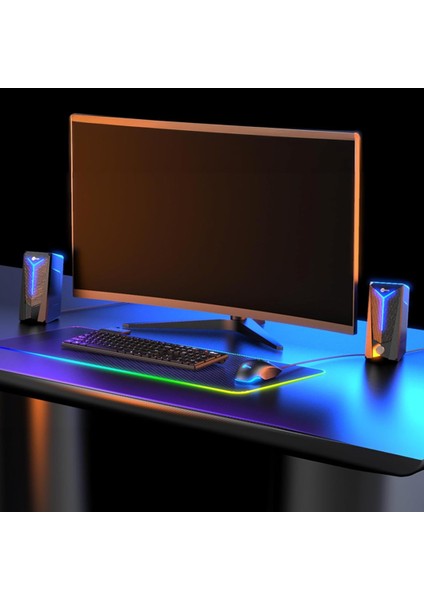 Lenovo Lecoo DS104 Kablolu USB + 3.5mm Jack 6W 80DB Rgb Işıklı 1+1 Gaming Speaker - Hoparlör indirimleri