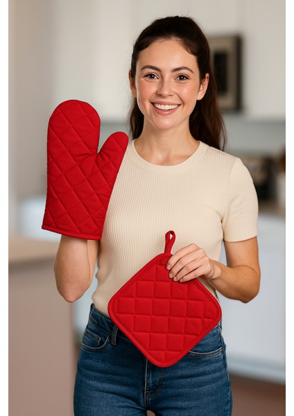 Fırın Eldiveni Fırın Tutacağı Premium Isı Geçirmez Mutfak Eldiveni Tutacak Isıya Dayanıklı Eldiven modelleri