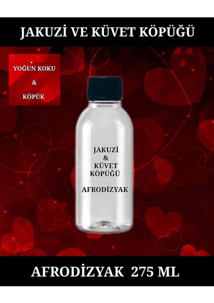 Afrodizyak Kokulu Aromaterapi Jakuzi & Küvet Köpüğü Banyo Duş Köpüğü 275 Ml.
