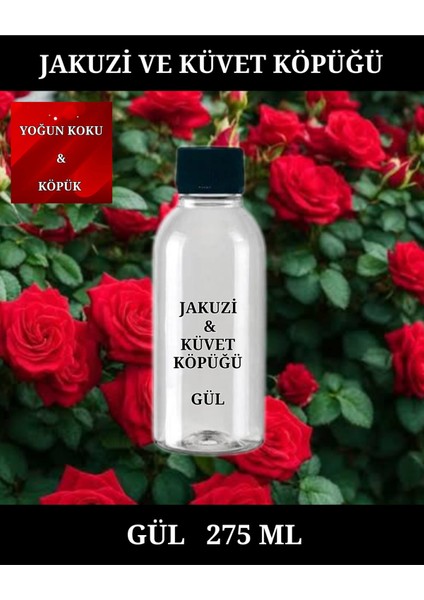 Gül Kokulu Aromaterapi Jakuzi & Küvet Köpüğü Banyo Duş Köpüğü 275 Ml.