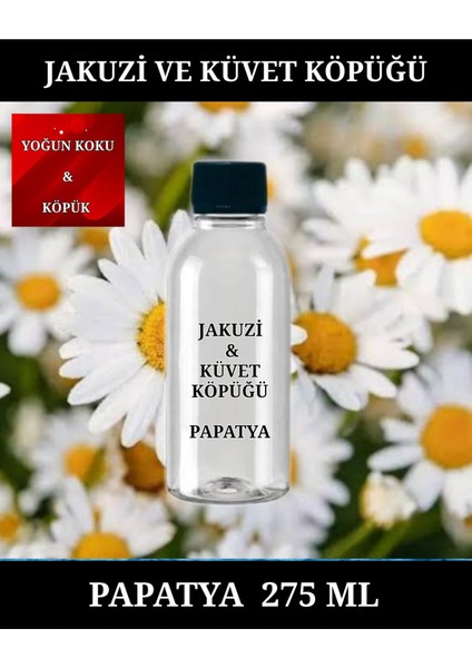 Papatya Kokulu Aromaterapi Jakuzi & Küvet Köpüğü Banyo Duş Köpüğü 275 Ml.