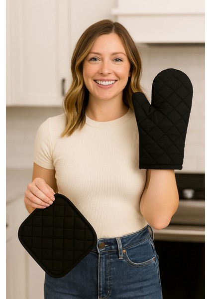 Fırın Eldiveni Fırın Tutacağı Premium Isı Geçirmez Mutfak Eldiveni Tutacak Isıya Dayanıklı Eldiven fiyatları