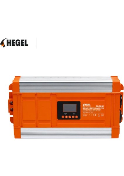 Obus Karavan Invertör 3000W 12V Ekranlı Tam Inverter