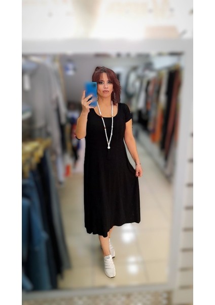 Pamuklu Kısa Kollu Elbise fiyatları