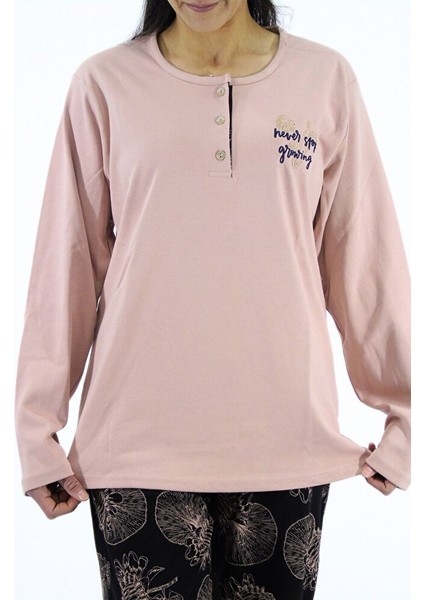 Desenli Interlok Pijama Takımı modelleri