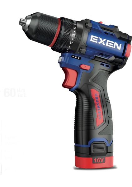 en 160 Ds Kömürsüz Darbeli Şarjlı Matkap