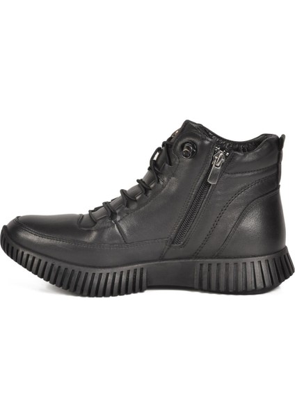 25405001K Z Siyah Hakiki Deri Kadın Bot fiyatları