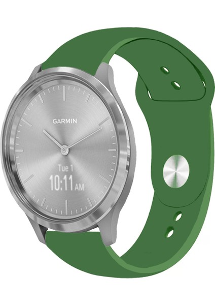 Garmin Vivomove 3 ile Uyumlu Kordon Yumuşak Dokulu Esnek Jel Silikon Kayış