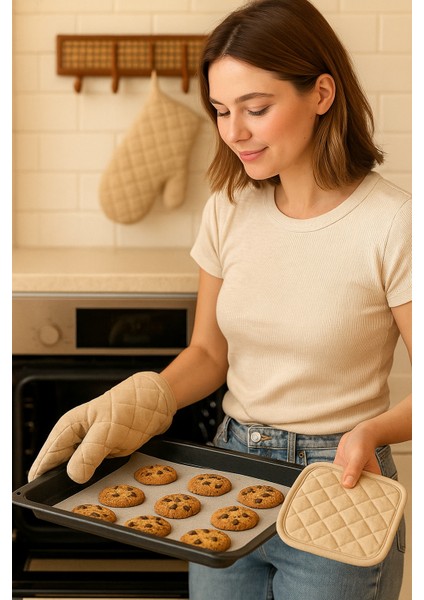 Fırın Eldiveni Fırın Tutacağı Premium Isı Geçirmez Mutfak Eldiveni Tutacak Isıya Dayanıklı Eldiven modelleri