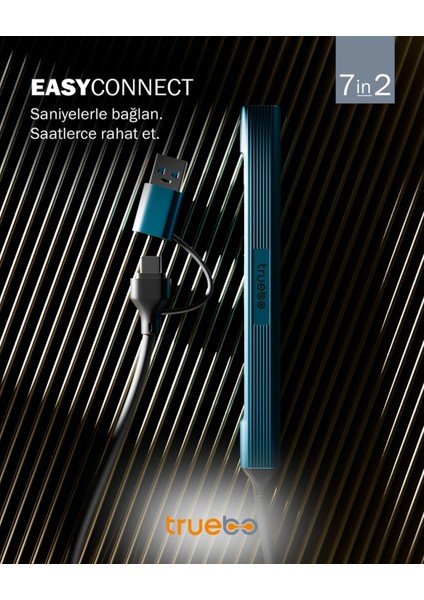 EasyConnect 7in2 Type-C / USB 3.0 Hub
