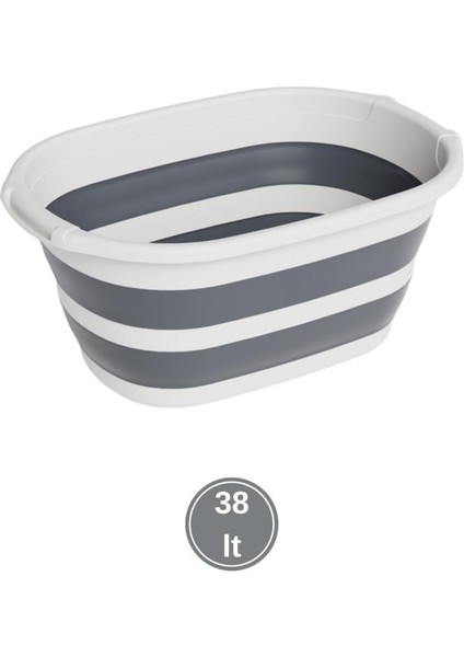 38 Litre Büyük Katlanır Sepet, Geniş Hacimli Akordiyon Çamaşır Selesi Oyuncak Kutusu Organizer 38LT fiyatları