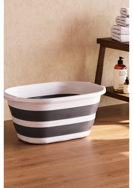 38 Litre Büyük Katlanır Sepet, Geniş Hacimli Akordiyon Çamaşır Selesi Oyuncak Kutusu Organizer 38LT fırsatları