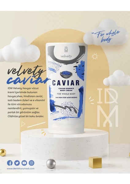 Concept Velvety Caviar Body Cream / Havyarlı Vücut Kremi 250 ml