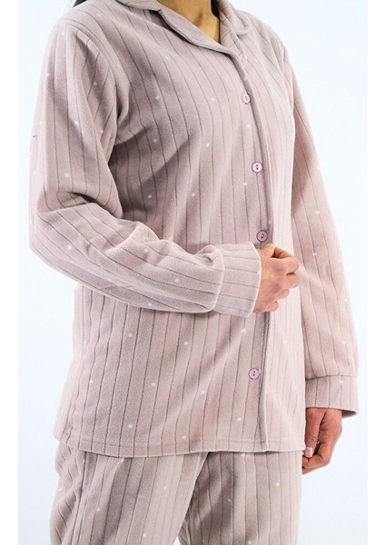 Düğmeli Polar Pijama Takımı fiyatları