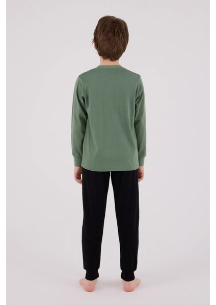 Rolypoly Erkek Çocuk Pijama Takım 9-15 Yaş Yeşil modelleri
