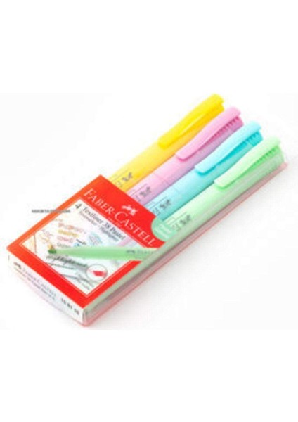 Faber Castell 38 Texliner Pastel 4'Lü Kalem modelleri