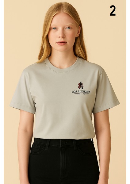 Kadın Kabartma Baskı Işlemeli Kaliteli Tişört modelleri