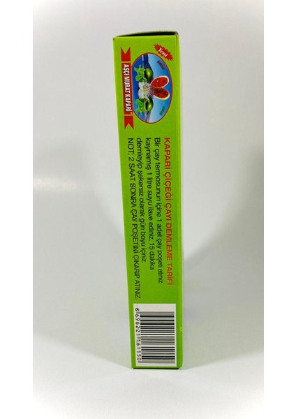 KAPARİ PAKET ÇAYI (PATENTLİ) 30 Adet Demleme Doğal Poşet fiyatları