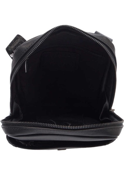 Siyah Hakiki Deri Erkek Çapraz Askılı Çanta - S1AC00021493-A85 fırsatları