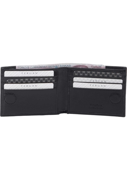 S1CE00001673-A97 Deri Erkek Cüzdan - Siyah fiyatları
