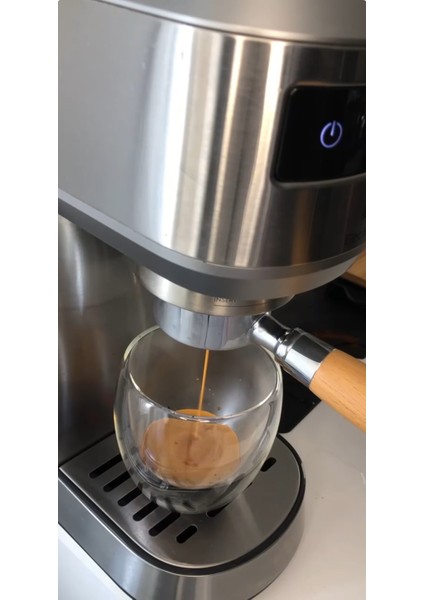 2ADET Çift Çidarlı Borosilikat Espresso Bardak Kulpsuz