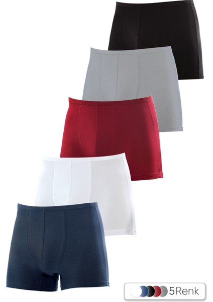 Erkek Boxer Ince Bel Lastikli (%47 Modal - %47 Pamuk - %6 Elastan) modelleri