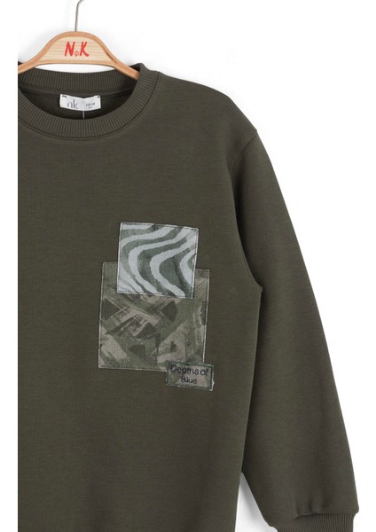 Erkek Çocuk Depthsof Sweatshirt 8-14 Yaş Haki modelleri