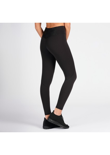 Siyah Yüksek Bel Arka Cepli Toprlayıcı Kadın Spor Taytı fiyatları