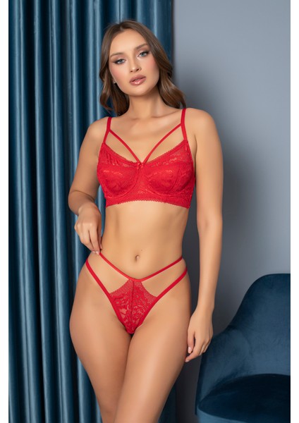 Bralet String Takım – Dantelli & Şık Tasarım (75-80-85-90 B Cup)