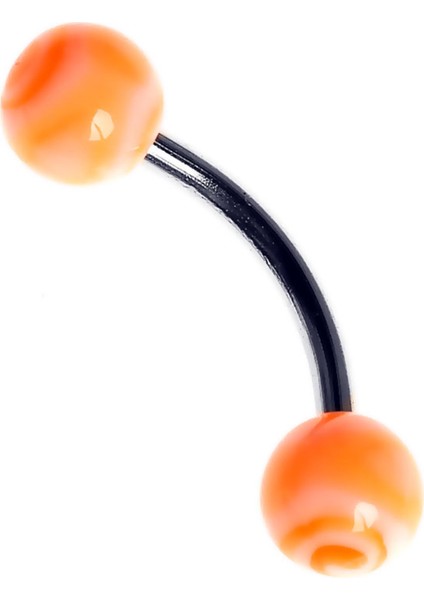 Curved Barbel 316 L Bioplast Piercing K7