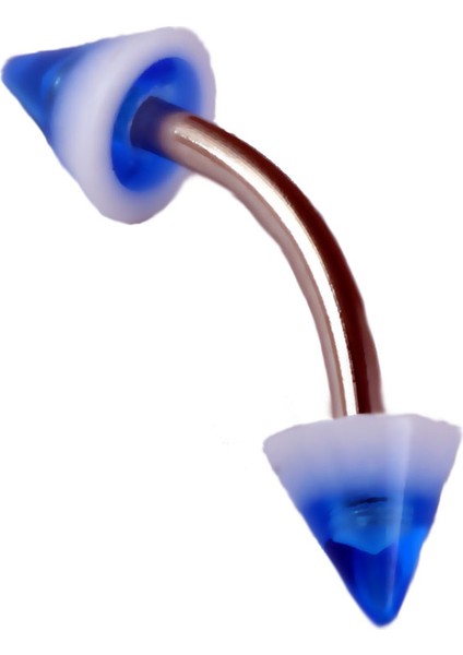 Curved Barbel Çelik Spike Piercing K7