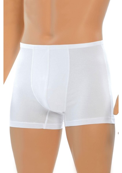 Erkek Boxer Ince Bel Lastikli (%47 Modal - %47 Pamuk - %6 Elastan)
