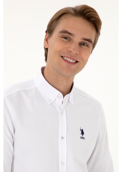 Erkek Beyaz Gömlek Basic 50307701-VR013 fiyatları