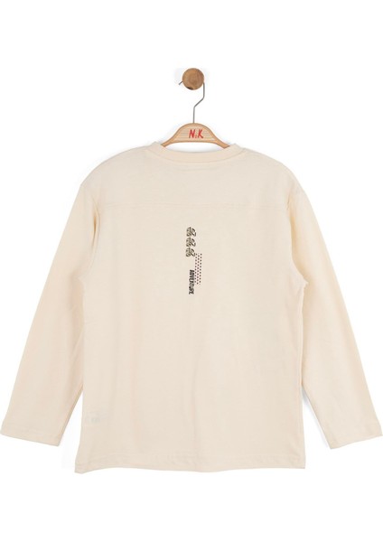 Erkek Çocuk Discover Sweatshirt 8-14 Yaş Krem fırsatları