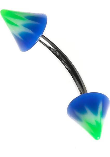 Curved Barbel Çelik Spike Piercing K7