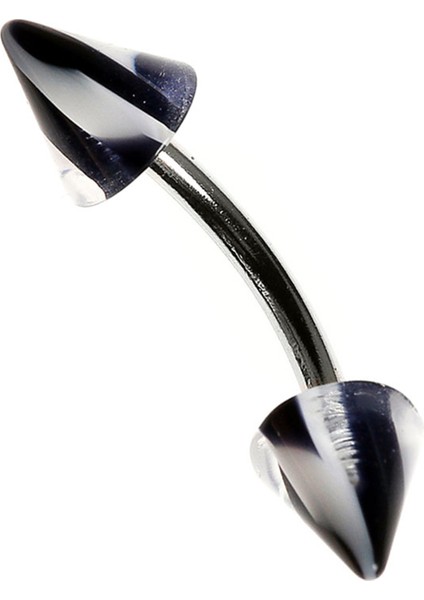 Curved Barbel Çelik Spike Piercing K7
