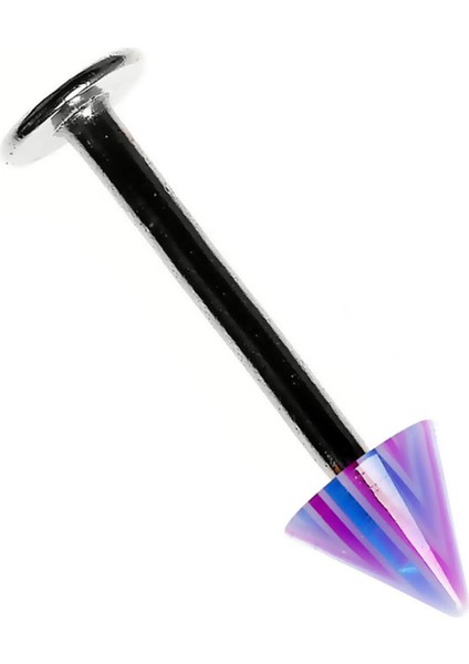 Labret Stud Çelik Spike Piercing K6