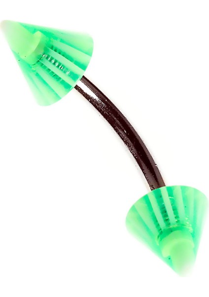 Curved Barbel Çelik Spike Piercing K7