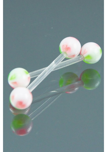 Bioplast Bar Kaş Yanak Dudak Piercing K3