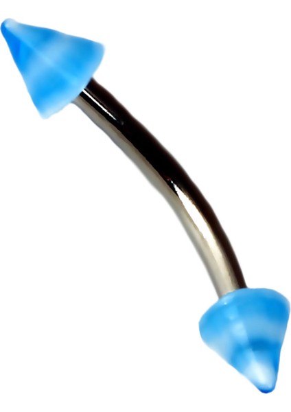 Curved Barbel Çelik Spike Piercing K5