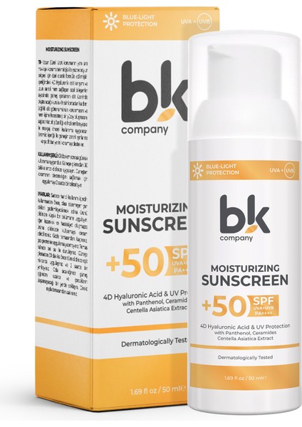 Su Bazlı Güneş Kremi 50+ SPF Tüm Cilt Tipleri İçin Nemlendirici Koruma 50 ml