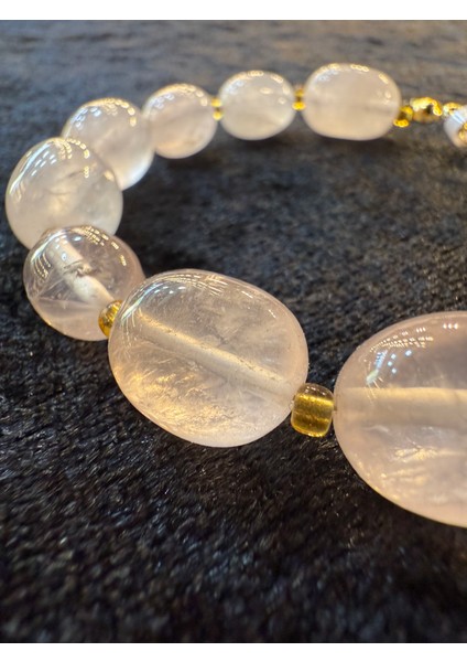 Pembe Kuvars Iri Amorf