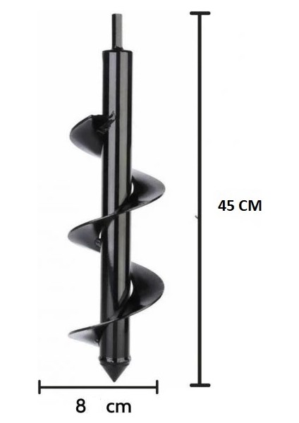 -Matkap Ucu Burgu Aparatı Toprak Delici Gübre Tohum Karıştırıcı Fide Dikme Aparatı Matkap Ucu fiyatları