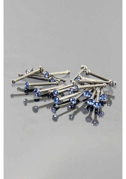 Mavi Taşlı Hızma Piercing K2