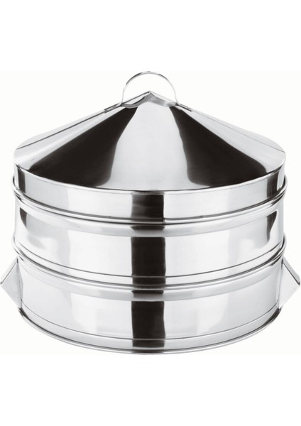 Paslanmaz Buharlı Pişirici Set 3 Parça